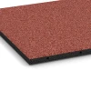 Detailaufnahme der Randausprägung von WARCO-Produkt 6288, Płyty amortyzujące, Format 50 x 50 x 3 cm | 0,25 m², Farbe Czerwony pomidorowy.