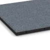 Detailaufnahme der Randausprägung von WARCO-Produkt 6130, Płyta amortyzująca – 95 cm, Format 50 x 50 x 3 cm | 0,25 m², Farbe Grafitowy.