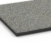Detailaufnahme der Randausprägung von WARCO-Produkt 6414, Płyta amortyzująca – 90 cm, Format 50 x 50 x 3 cm | 0,25 m², Farbe Szary granit.