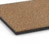 Detailaufnahme der Randausprägung von WARCO-Produkt 6416, Płyta amortyzująca – 90 cm, Format 50 x 50 x 3 cm | 0,25 m², Farbe Terakota.