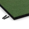 Detailaufnahme der Randausprägung von WARCO-Produkt 6255, Płyta amortyzująca – 140 cm, Format 50 x 50 x 4 cm, Farbe Zielony trawiasty.