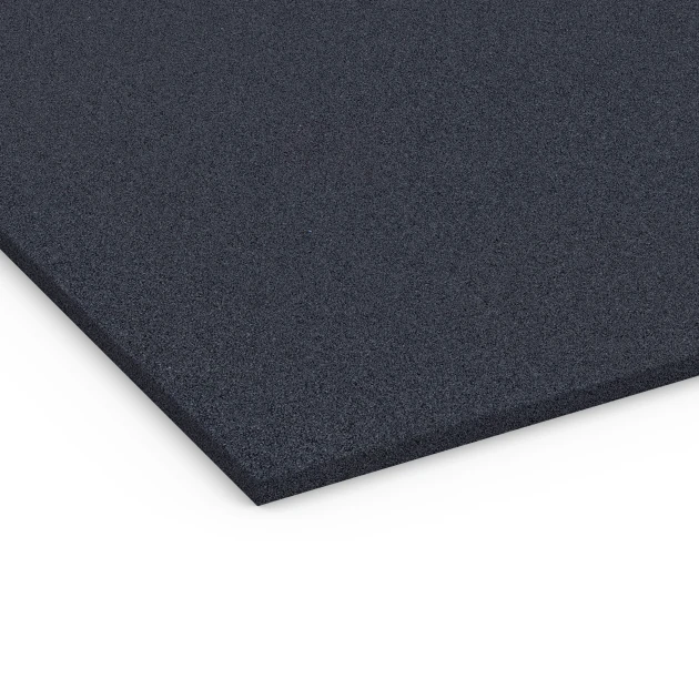 Detailaufnahme der Randausprägung von WARCO-Produkt 6176, Fitness Performance Elite Nawierzchnia Treningowa, Format 100 × 100 × 2 cm, Farbe Antracyt.
