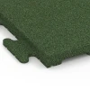Detailaufnahme der Randausprägung von WARCO-Produkt 6977, Płytka fitness Classic, Format 50 x 50 x 3 cm | 0,25 m², Farbe Zielony trawiasty.