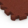 Detailaufnahme der Randausprägung von WARCO-Produkt 6627, Podłoże do kojca dla psa, Format 50 x 50 x 4 cm | 0,25 m², Farbe Czerwony ceglasty.