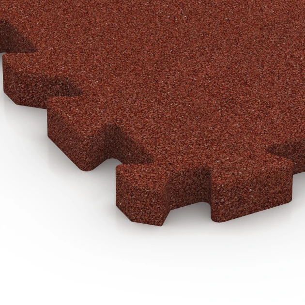 Detailaufnahme der Randausprägung von WARCO-Produkt 6627, Podłoże do kojca dla psa, Format 50 x 50 x 4 cm | 0,25 m², Farbe Czerwony ceglasty.