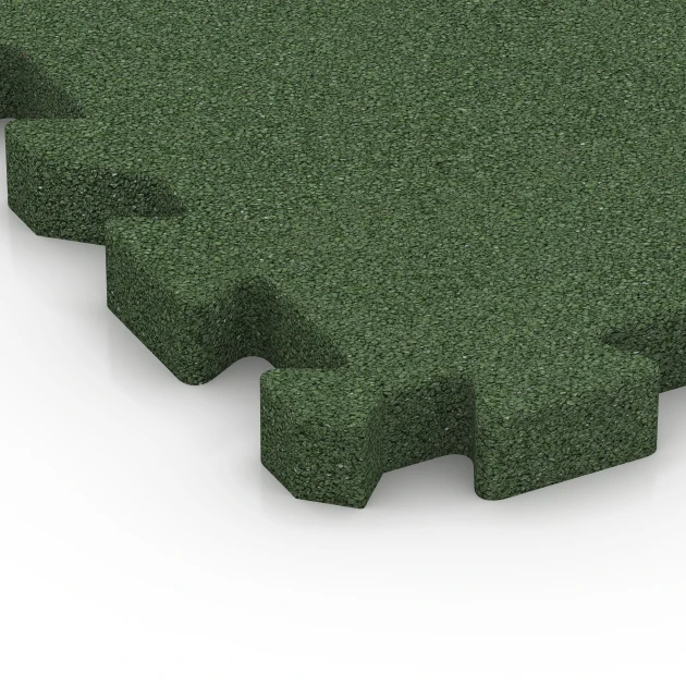 Detailaufnahme der Randausprägung von WARCO-Produkt 6995, Mata fitness puzzle, Format 50 x 50 x 4 cm | 0,25 m², Farbe Zielony trawiasty.