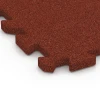 Detailaufnahme der Randausprägung von WARCO-Produkt 6394, Płyta amortyzująca – 100 cm, Format 50 x 50 x 3 cm | 0,25 m², Farbe Czerwony ceglasty.