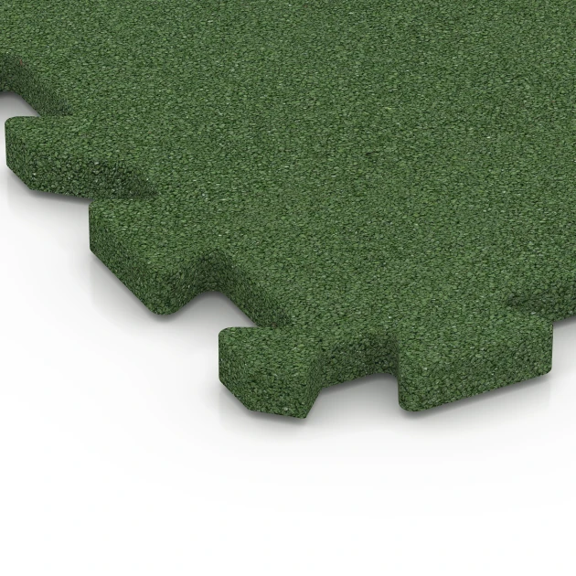 Detailaufnahme der Randausprägung von WARCO-Produkt 6613, Płyta ogrodowa, Format 50 x 50 x 3 cm | 0,25 m², Farbe Zielony trawiasty.
