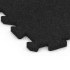 Detailaufnahme der Randausprägung von WARCO-Produkt 6638, Mata fitness puzzle, Format 50 x 50 x 2 cm | 0,25 m², Farbe Antracyt.