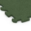 Detailaufnahme der Randausprägung von WARCO-Produkt 6314, Płyta puzzle na plac zabaw, Format 50 x 50 x 2 cm | 0,25 m², Farbe Zielony trawiasty.