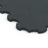 Detailaufnahme der Randausprägung von WARCO-Produkt 6323, Mata ochronna pod sprzęt fitness, Format 102,5 x 102,5 x 2,5 cm | 1,05 m², Farbe Antracyt.