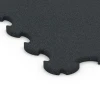 Detailaufnahme der Randausprägung von WARCO-Produkt 7085, Mata gumowa na podłogę dla psa, Format 102,5 x 102,5 x 2,2 cm | 1,05 m², Farbe Antracyt.