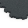 Detailaufnahme der Randausprägung von WARCO-Produkt 6322, Mata Ochronna Fitness, Format 102,5 x 102,5 x 3 cm | 1,05 m², Farbe Antracyt.