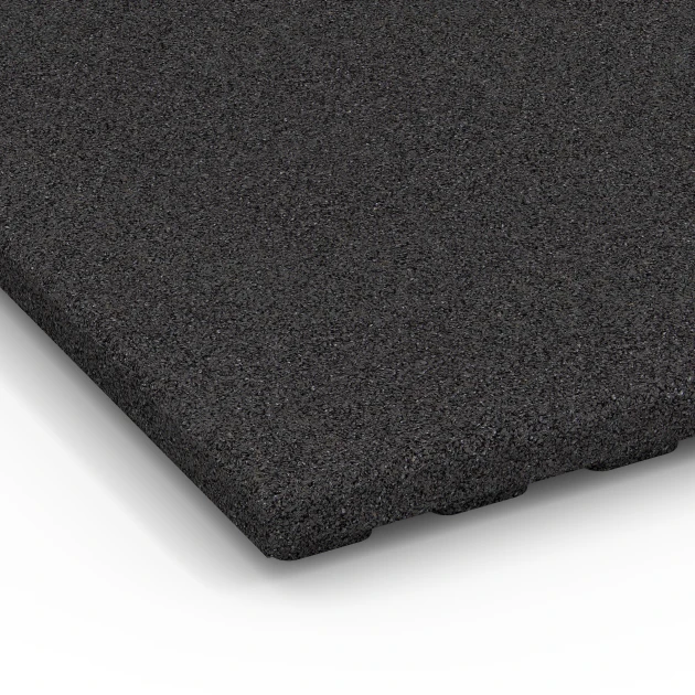 Detailaufnahme der Randausprägung von WARCO-Produkt 6387, Mata stajenna Premium, Format 100 x 100 x 4,5 cm | 1,00 m², Farbe Antracyt.