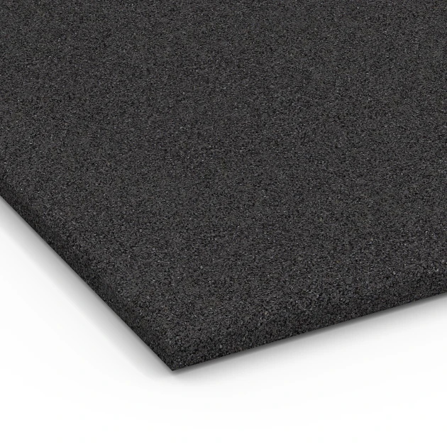 Detailaufnahme der Randausprägung von WARCO-Produkt 6379, Mata stajenna, Format 100 x 100 x 3 cm | 1,00 m², Farbe Antracyt.