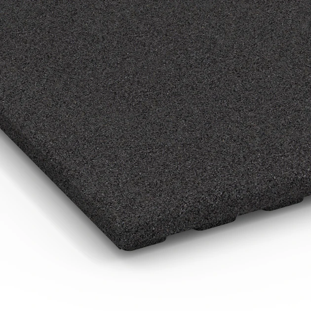 Detailaufnahme der Randausprägung von WARCO-Produkt 6389, Mata stajenna Luksus, Format 100 x 50 x 4,5 cm | 0,50 m², Farbe Antracyt.