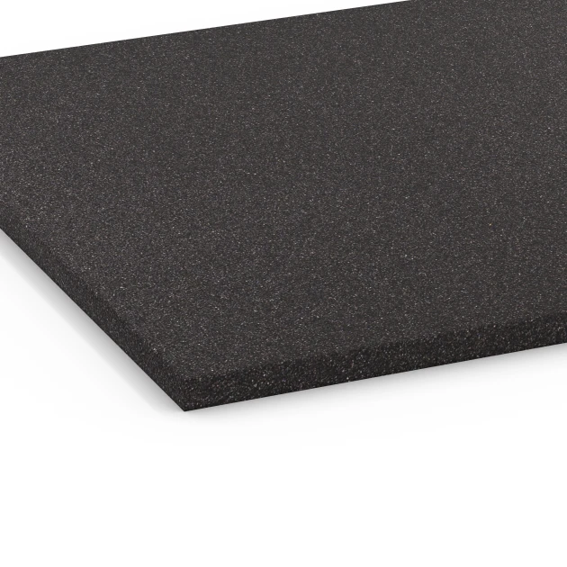 Detailaufnahme der Randausprägung von WARCO-Produkt 6475, Płyta podkładowa Kl. 1, Format 52 x 52 x 1,8 cm, Farbe Antracyt.