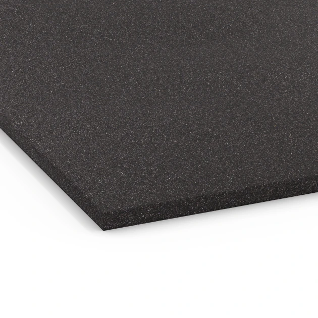 Detailaufnahme der Randausprägung von WARCO-Produkt 6655, Płyta podkładowa Kl. 1, Format 104 x 104 x 1,8 cm, Farbe Antracyt.