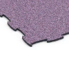 Detailaufnahme der Randausprägung von WARCO-Produkt 6900, Podłoga do sportów kynologicznych, Format 44,6 x 44,6 x 1,8 cm, Farbe Lawenda.