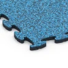 Detailaufnahme der Randausprägung von WARCO-Produkt 6902, Podłoga do sportów kynologicznych, Format 44,6 x 44,6 x 1,8 cm, Farbe Atlantyk.
