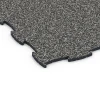 Detailaufnahme der Randausprägung von WARCO-Produkt 6832, Fitness Active podłoga, Format 97,1 x 97,1 × 1,8 cm, Farbe Ciemnoszary granit.