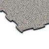 Detailaufnahme der Randausprägung von WARCO-Produkt 6806, Nawierzchnia kynologiczna, Format 97,1 x 97,1 × 1,8 cm, Farbe Szary granit.