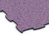 Detailaufnahme der Randausprägung von WARCO-Produkt 6837, Fitness Active podłoga, Format 97,1 x 97,1 × 1,8 cm, Farbe Lawenda.