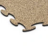 Detailaufnahme der Randausprägung von WARCO-Produkt 6876, Fitness Max Floor System, Format 98 x 98 × 1,8 cm, Farbe Rattan.
