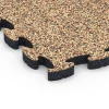 Detailaufnahme der Randausprägung von WARCO-Produkt 6934, Mata puzzle na plac zabaw, Format 44,6 x 44,6 × 2,8 cm, Farbe Terakota.