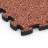 Detailaufnahme der Randausprägung von WARCO-Produkt 6881, Fitness Max Floor System, Format 44,6 x 44,6 × 2,8 cm, Farbe Etna.