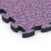 Detailaufnahme der Randausprägung von WARCO-Produkt 6882, Fitness Max Floor System, Format 44,6 x 44,6 × 2,8 cm, Farbe Lawenda.