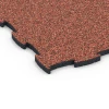 Detailaufnahme der Randausprägung von WARCO-Produkt 6854, Fitness Active podłoga, Format 97,1 x 97,1 x 2,8 cm, Farbe Etna.
