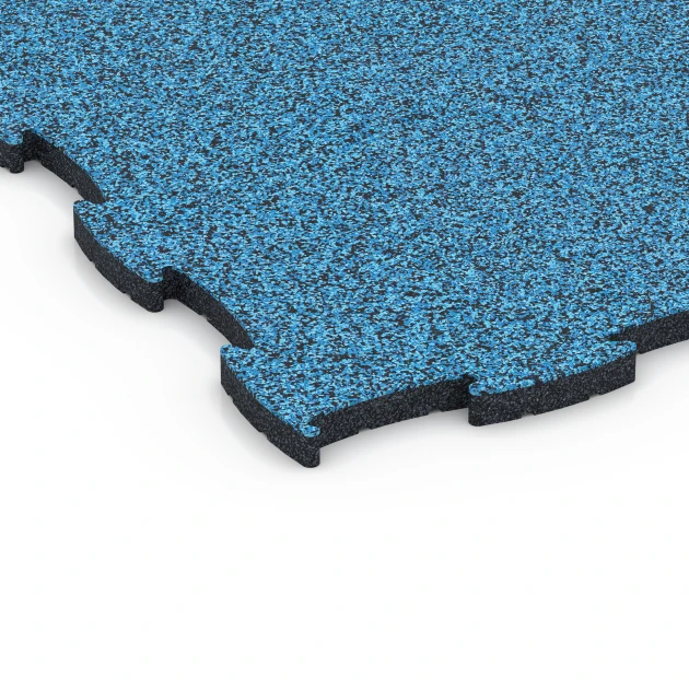 Detailaufnahme der Randausprägung von WARCO-Produkt 6857, Fitness Active podłoga, Format 97,1 x 97,1 x 2,8 cm, Farbe Atlantyk.