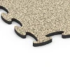 Detailaufnahme der Randausprägung von WARCO-Produkt 6892, Fitness Max Floor System, Format 98 x 98 x 2,8 cm, Farbe Trawertyn.