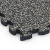 Detailaufnahme der Randausprägung von WARCO-Produkt 6814, Płytki balkonowe kamienne klik, Format 28,9 x 28,9 x 1,8 cm, Farbe Ciemnoszary granit.