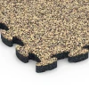 Detailaufnahme der Randausprägung von WARCO-Produkt 6822, Płytki balkonowe kamienne klik, Format 28,9 x 28,9 x 1,8 cm, Farbe Rattan.