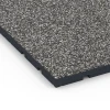 Detailaufnahme der Randausprägung von WARCO-Produkt 7132, Podłoga na siłownię zewnętrzną, Format 60 x 60 x 3 cm | 0,36 m², Farbe Ciemnoszary granit.
