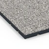 Detailaufnahme der Randausprägung von WARCO-Produkt 7133, Podłoga na siłownię zewnętrzną, Format 60 x 60 x 3 cm | 0,36 m², Farbe Szary granit.