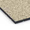 Detailaufnahme der Randausprägung von WARCO-Produkt 7138, Podłoga na siłownię zewnętrzną, Format 60 x 60 x 3 cm | 0,36 m², Farbe Trawertyn.