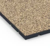 Detailaufnahme der Randausprägung von WARCO-Produkt 7140, Podłoga na siłownię zewnętrzną, Format 60 x 60 x 3 cm | 0,36 m², Farbe Rattan.