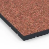 Detailaufnahme der Randausprägung von WARCO-Produkt 7145, Podłoga na siłownię zewnętrzną, Format 60 x 60 x 4 cm | 0,36 m², Farbe Etna.