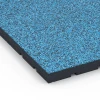 Detailaufnahme der Randausprägung von WARCO-Produkt 7148, Podłoga na siłownię zewnętrzną, Format 60 x 60 x 4 cm | 0,36 m², Farbe Atlantyk.