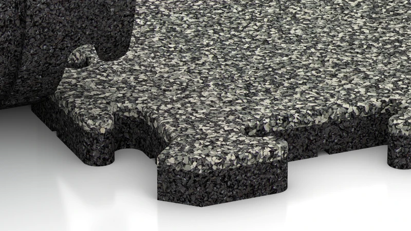 Połączenie typu puzzle z delikatnie zaokrągloną fazą