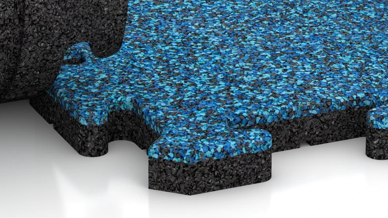 Połączenie typu puzzle z delikatnie zaokrągloną fazą