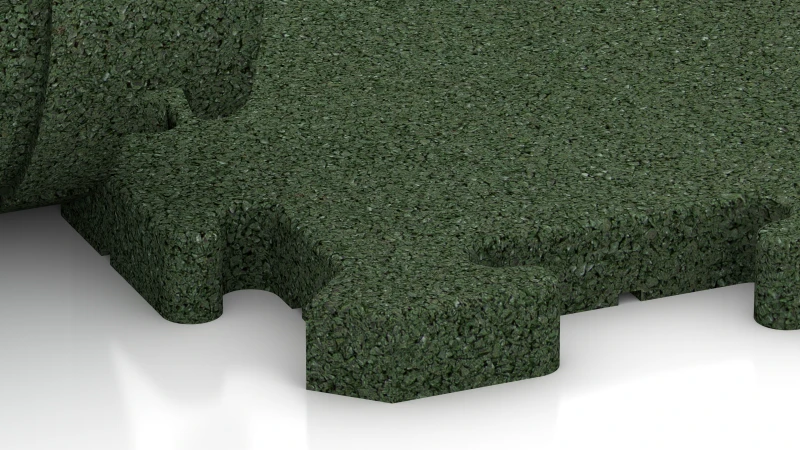 Połączenie puzzlowe z lekko zaokrąglonym sfazowaniem