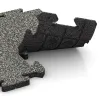 Großaufnahme vom Verbindungssystem von WARCO-Boden 4887 - Płyta brzegowa HD im Farbdesign Klasyczny granit. Abmessungen 500 x 235 x 30 mm.