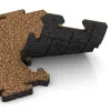 Großaufnahme vom Verbindungssystem von WARCO-Boden 4851 - Płyta brzegowa im Farbdesign Terakota. Abmessungen 500 x 235 x 30 mm.