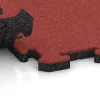 Großaufnahme vom Verbindungssystem von WARCO-Boden 5313 - Płyta brzegowa im Farbdesign Ciemny róż. Abmessungen 500 x 235 x 30 mm.