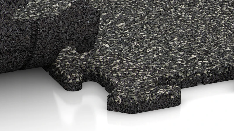 Połączenie puzzlowe z lekko zaokrąglonym sfazowaniem