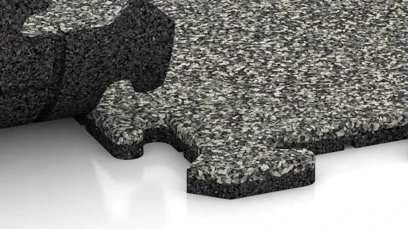 Połączenie puzzlowe z lekko zaokrąglonym sfazowaniem